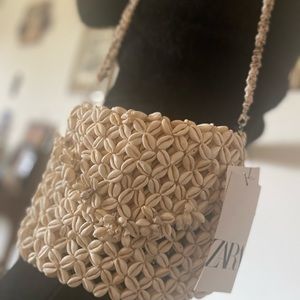 Brand New Puka Shell Zara purse